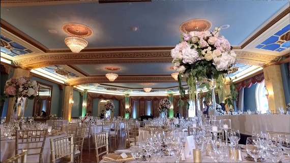 Interior wedding ballroom Banff Springs Hotel - Mountain Wedding Videos